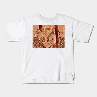 Mexican Mayan Chocolate Model No. 3 Kids T-Shirt